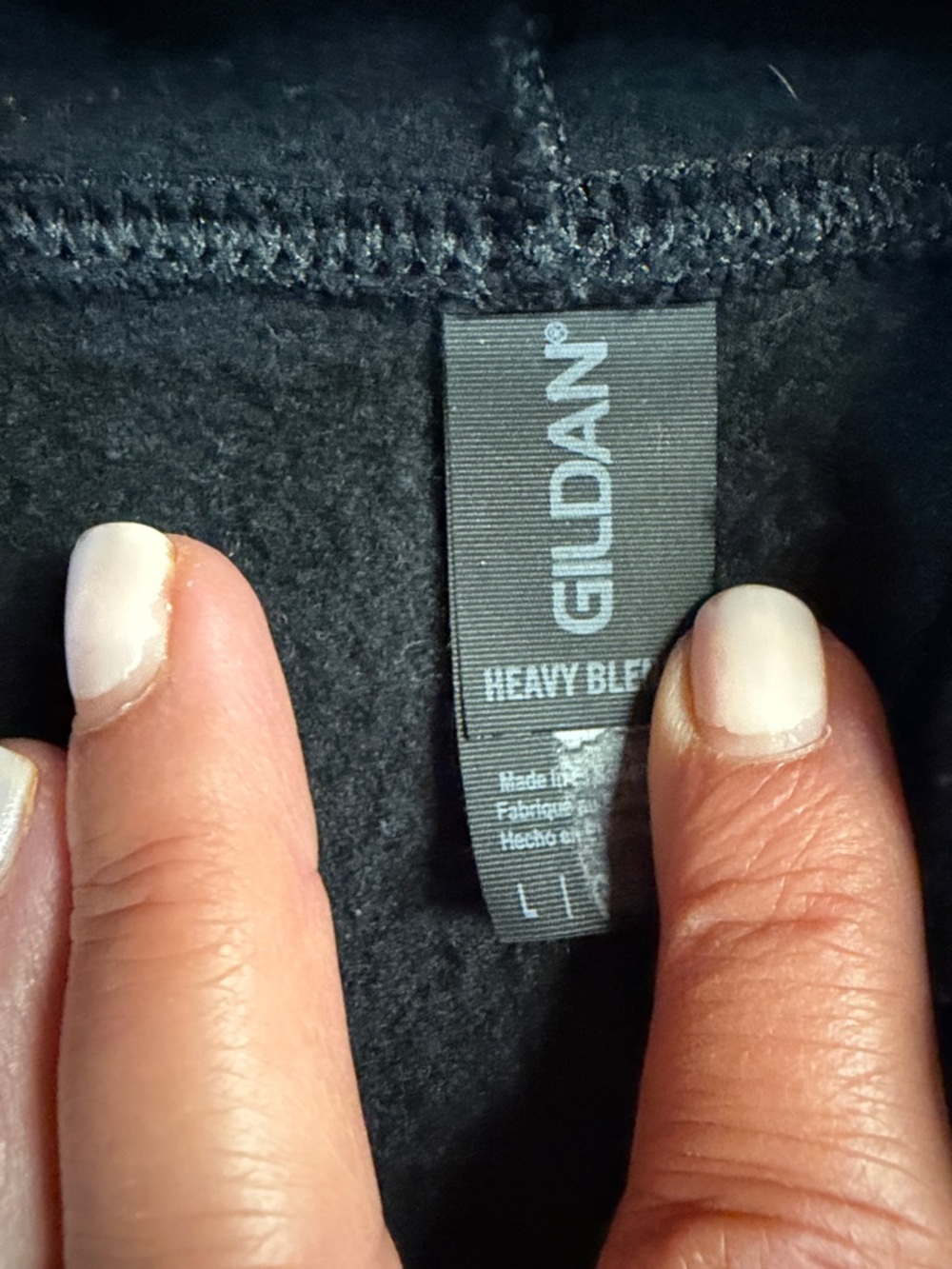 Women's Black Branded Full-Zip Hoodie - Picture 3 of 3
